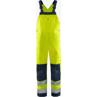 Fristads Hi Vis Amerikaanse Overall Klasse 2 1001 Th - Hi-Vis geel/marineblauw - C48
