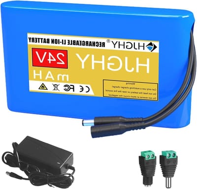 Draagbare Buitenaccu - Lithium Batterij - Apparaten Voeden - Hoge Capaciteit - 24V tot 21000mAh - Zwart