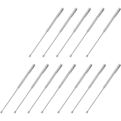 12 STUKS 2 lbs Magneet Staal Staven met Zakclip Telescopische Grijperstang Magnetische Oppakker