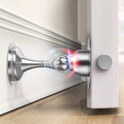 Sterke Magnetische Deurstopper RVS voor Vloer en Muurmontage