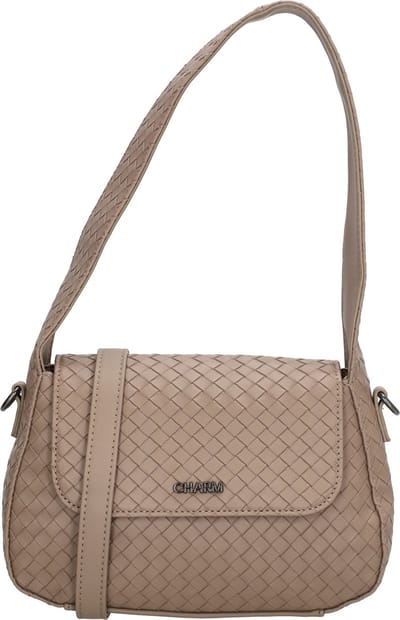 Charm London Mirabello Schoudertas - Crossbody - Stylisch - Praktische indeling - Taupe