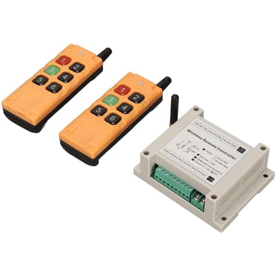 DC12V 6-kanaals Draadloze Afstandsbediening LED Lichtschakelaar Relais Radio Zender Ontvanger Kit 433MHz
