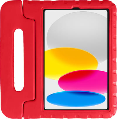 Hoes - Geschikt voor Apple iPad A16/A18 (2022/2025/2026) - 10.9 & 11 inch (10e, 11e & 12e generatie) - Kinderhoes Shockproof Bumper - Kidsproof Case - Tablet Hoesje - Kinder Hoesje Cover - Rood