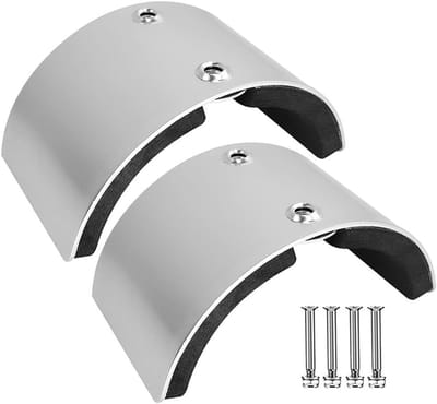Stelten Reserveonderdeel - Stelvoetplaat Vervanging - Kluswerk Uitvoeren - Gebogen Aluminiumlegering Plaat - 15 x 8.4 cm - Standaard