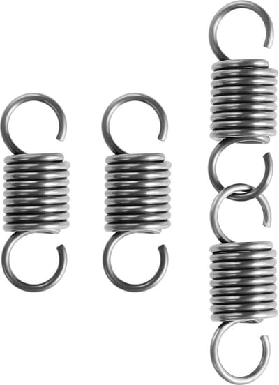 Dubbele Haak Trekveren 2,5 mm - 20 mm Buitendiameter - 60 mm Lengte - 4 Stuks