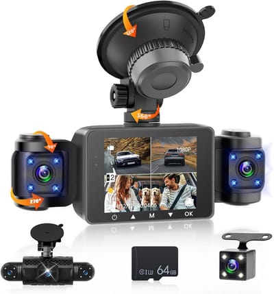 360 Dash Cam Dashcame 3 Inch