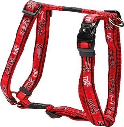 Rogz Hondentuig Fancy Dress Red Bone Maat S