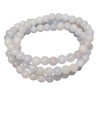 aquamarijn 3 dubbel armband / ketting