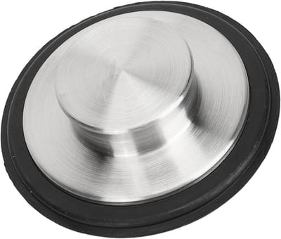 2-Pack Universele RVS Doucheput/Gootsteen Stopper - Waterdicht Rubber Beslag voor Keuken en Badkamer