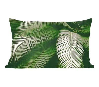 Sierkussens - Kussentjes Woonkamer - 50x30 cm - Palmbladeren - Zomer - Tropisch