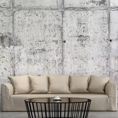 200cm X 140cm - Fotobehang - Betonnen muur