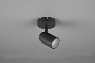TRIO ANGELO - Spot - Zwart mat - excl. 1x GU10 3 W - Wand- en plafondmontage - Badkamerverlichting