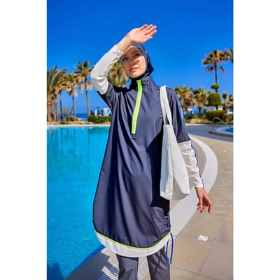 Fume Volledige dekking bescheiden badmode Burkini-set