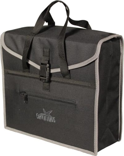 Greenlands fietstas -  shopper tas -  20l - zwart/grijs