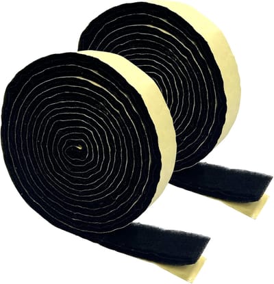 Ventilatie Viltstrips - Zelfklevende Isolatie Tape - Dakbedekking Afdichting - Duurzaam Weerbestendig - 5m x 1.5cm - Zwart