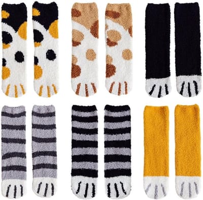 Store_8 - Warme uniseks sokken - Koraal fleece - Comfortabel en warm