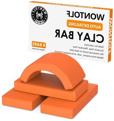 Auto Klei Bar - Reinigingsklei - Lak Reinigen - Fijne Korrel - 100 Gram - Oranje