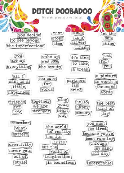 DDBD Dutch Sticker Art Doodle text