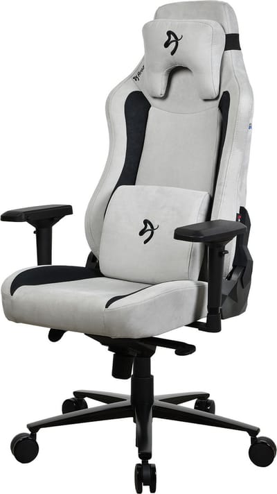 Arozzi Vernazza XL Gamingstoel - Supersoft™ Stof - Lichtgrijs