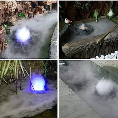 Mist Maker voor Binnen met LED Verlichting - Verstuiver voor Vijvers, Decoraties en Meer