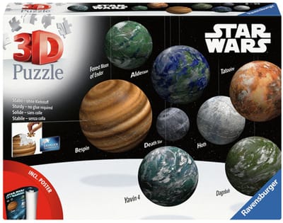 Ravensburger 3D Puzzle Star Wars Planet Of The Galaxy 531st. 3D Puzzels