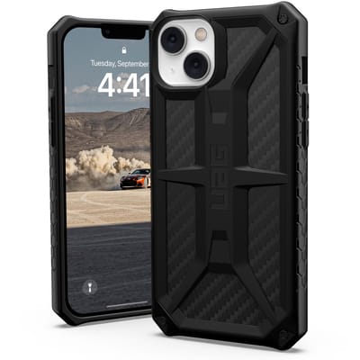 UAG Monarch Backcover voor de Apple iPhone 14 Plus - Carbon Fiber