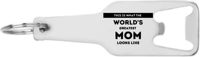 Akyol - dit is hoe werelds beste mama eruit ziet flesopener - Mama - moeders - cadeau - 105 x 25mm