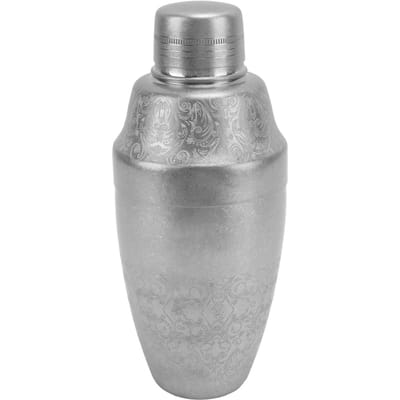 Cocktailshaker 304 Roestvrij Staal Boston Shaker Mixer met Ingebouwde Zeef voor Bar Thuis gray