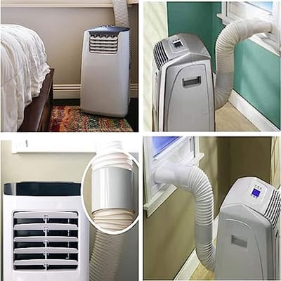 Afvoerslangadapter voor airconditioningsystemen en wasdrogers - universele slangkoppeling 150 mm
