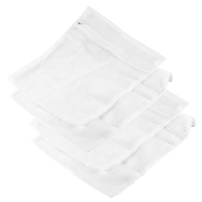Benson Waszakjes - 2x - 2 stuks - wit - 40 x 30 cm - met rits - waszakken