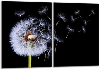TMK ArtDeko - Snijplank - 40x52 cm - Kwiat - Glas