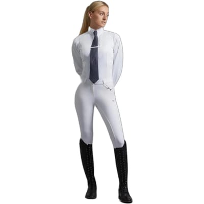 Wedstrijd paardrijshirt met lange mouwen voor dames Premier Equine Tessa