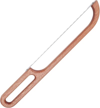 Broodsnijder - Broodzaag - Gelijkmatig Snijden - Ergonomisch Houten Handvat - 40 cm - Houtkleur