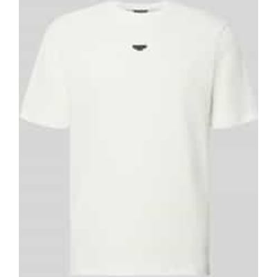 T-shirt met labeldetail