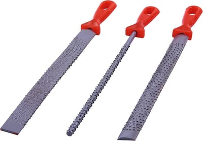 Set van 3 Vijlen en Raspen voor Diverse Klussen