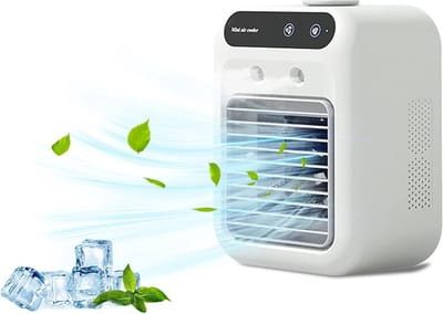 Mini Airco - Mobiele Mini Airco - Energiezuinig - Zonder Afvoerslang - Diverse Koel Opties - Nachtmodus - Draagbare Airco