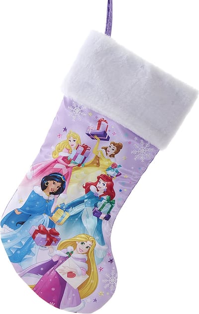 Kerstsok prinses cadeau l47.5cm