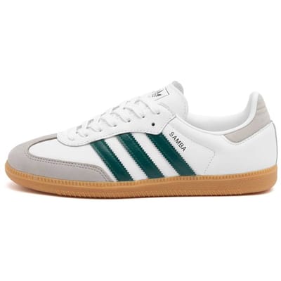 adidas Samba OG Wit Collegiate Groen Gum Dames Sneakers Schoenen-Wit Grijs-Twee JI2724 39⅓ white