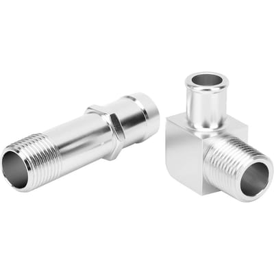 Verwarmingsslangfitting 34in Waterpomp 58in 90 Graden 9514X Vervanging Past voor Chevy SBC V8