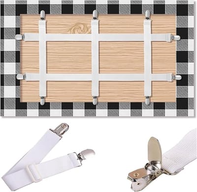 Daity Tafelkleedklemmen voor buiten - 5-pack - tafelkleedklemmen - tafelkleedhouders - elastische lakenbevestigingen voor beddengoed - bedden - matrassen of banken