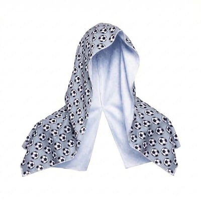 Koelhanddoek met capuchon – 60x30 cm – Koelsjaal voor voetbalfans – Koelhanddoek voor nek en gezicht – Koelhanddoek met UV-bescherming – Koelende hoodie – Sneldrogende handdoek – U-vormige hoofdbedekking – WK-koelhanddoek