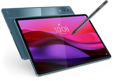 Lenovo Yoga Tab Plus – 16GB RAM – 256GB opslag – Inclusief Keyboardcover (AZERTY) & Pen Plus – WiFi – Blauwgrijs