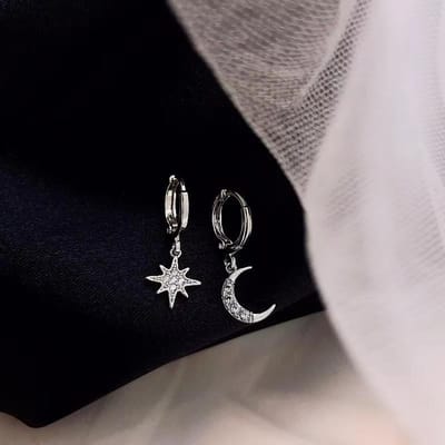 925 Zilveren Ster Oorbellen voor Vrouwen Meisje Eenvoudige Kwastjes Ketting Mode Kantoor Sieraden Cadeau