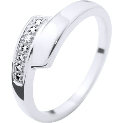 Ring Diamonds 0.010 Cts White Gold