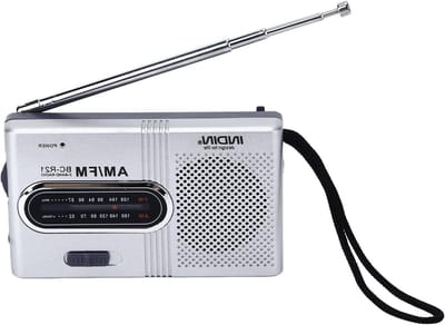 Draagbare Radio - Mini Speler - Muziek Luisteren - Batterijgevoed - Compact Formaat - Zwart