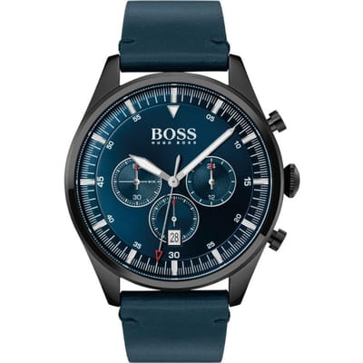 Hugo Boss 1513711 Pioneer Chronograaf Blauw Herenhorloge 44 blauw