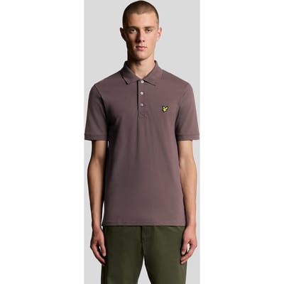 Lyle & Scott Plain Polo Shirt Espresso size M | Poloshirts Outlet | Men