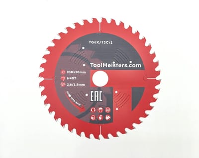 ToolMeisters - Cirkelzaagblad TCT | 230 x 40T x 30 mm