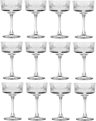 Pasabahce Elysia - Champagneglazen - Set van 12 - 260 ml
