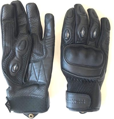 Nexone zomer motorhandschoen voor heren Nexone maat XS Bari zwart leer nieuw